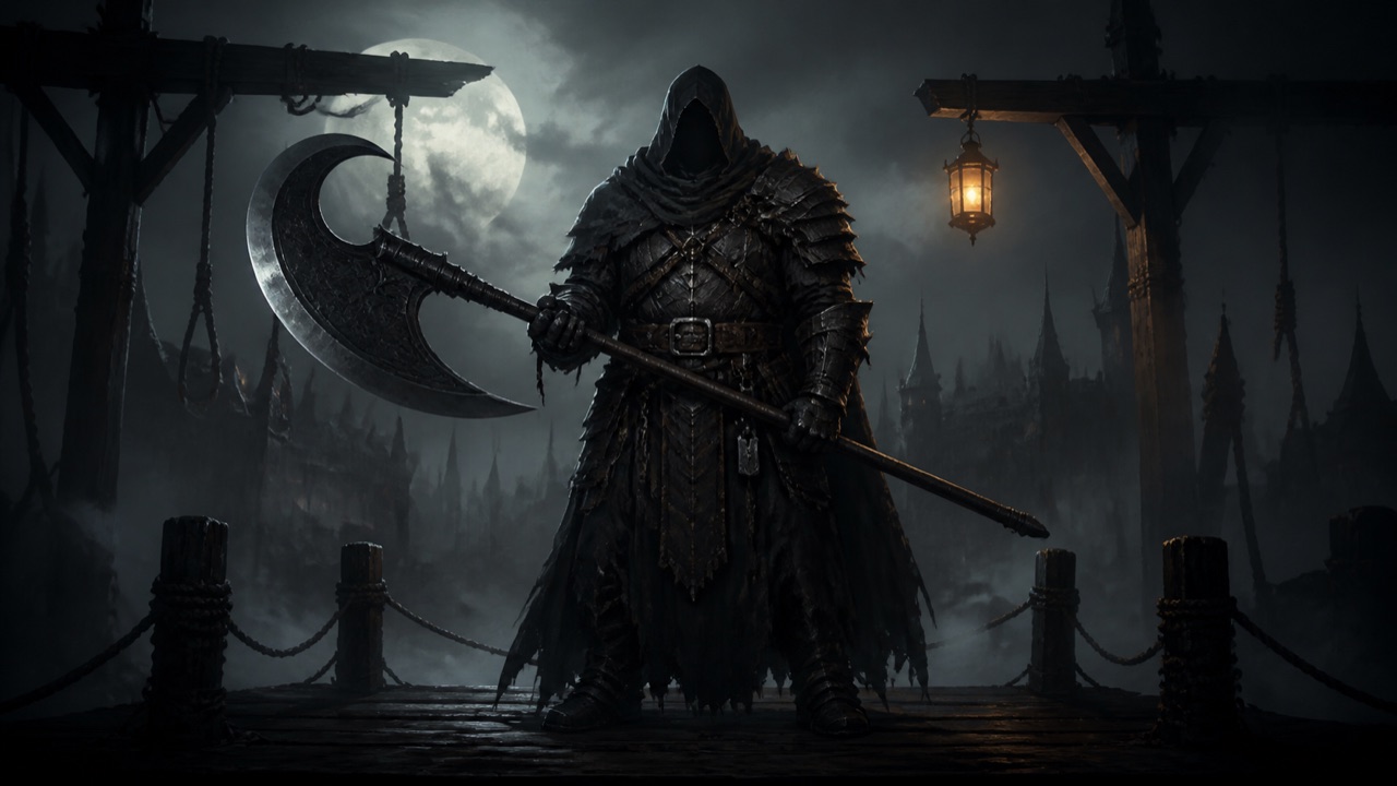 Ketch the Executioner dark fairy-tale boss guide illustration