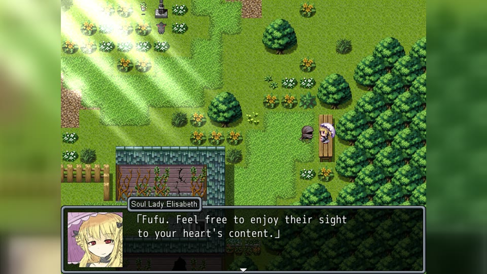 The player's first meeting with Elisabeth