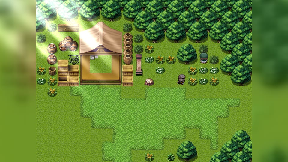 Elma arriving in the Holy Forest