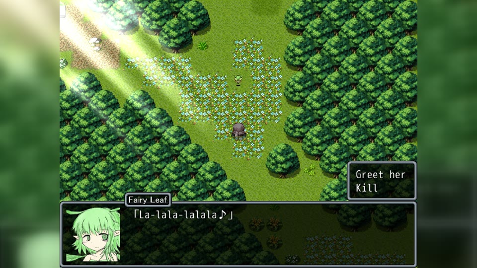 Leaf's first in-game meeting
