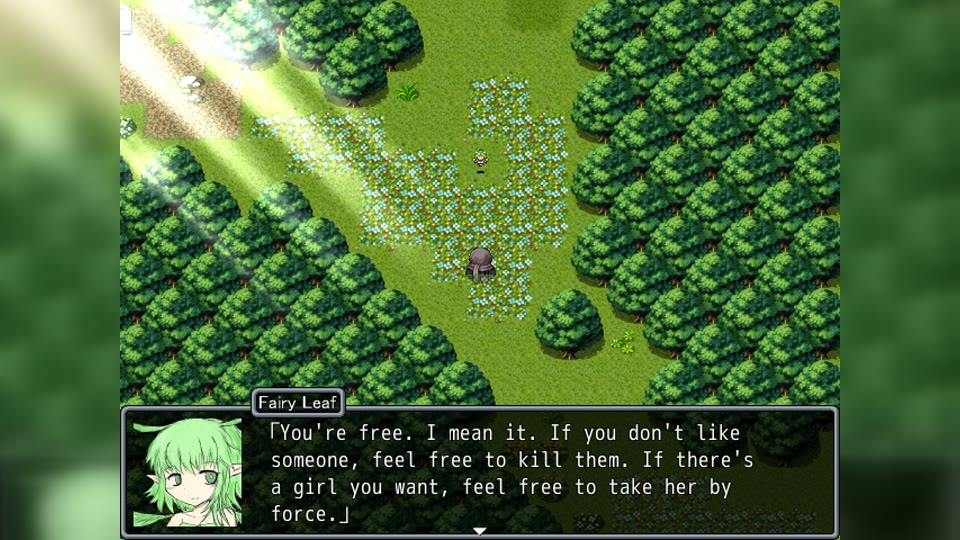 Leaf speaking in the Holy Forest
