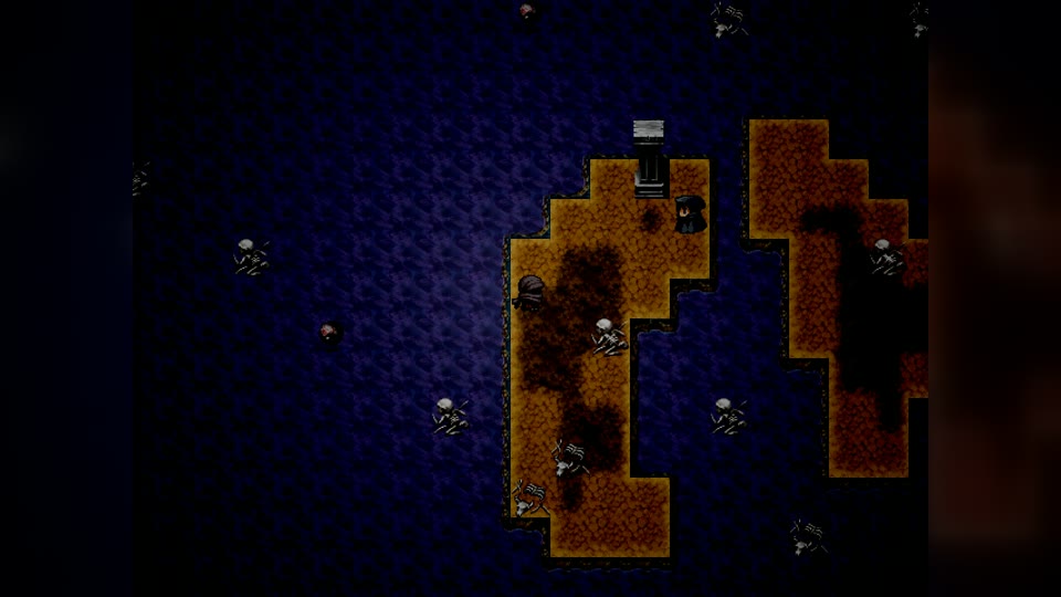 Miranda chasing the player through the Tainted Bog